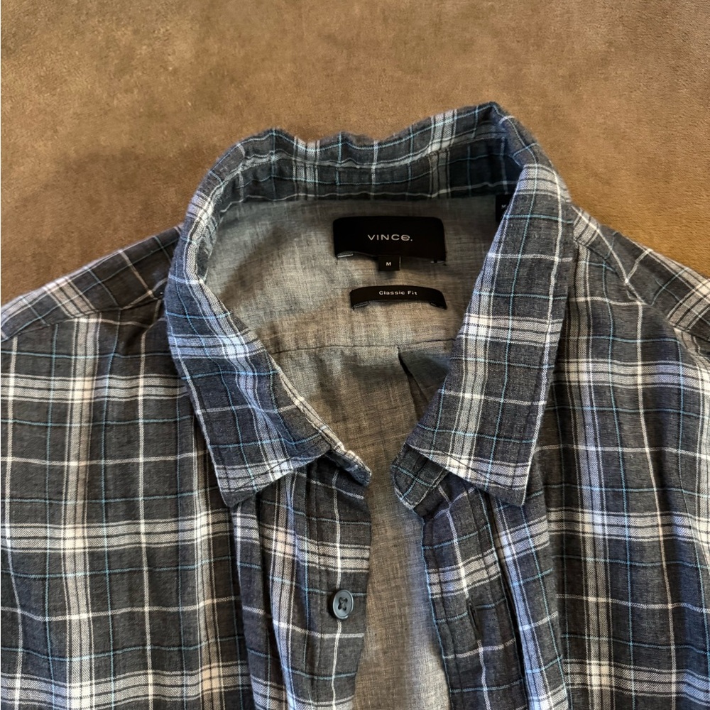 Vince Causal Button Down Worn Once. Perfect Condi… - image 2